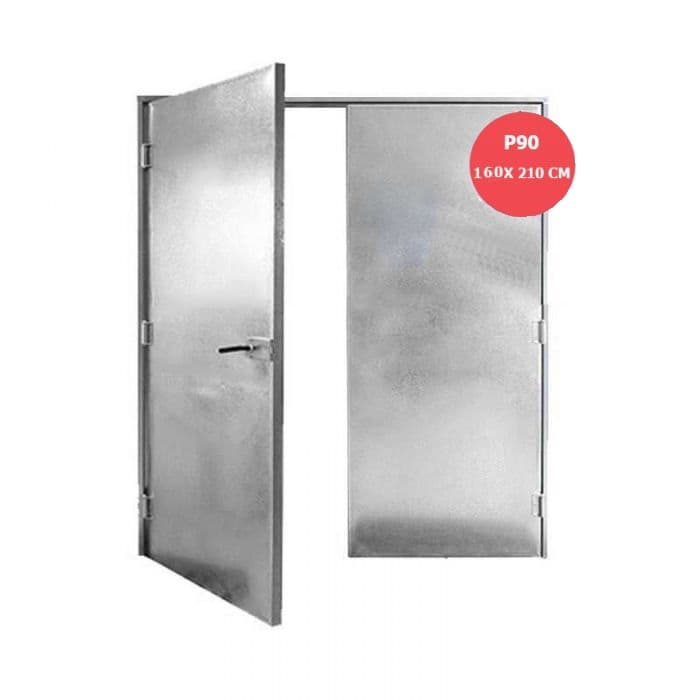 Porta corta-fogo P90 dupla