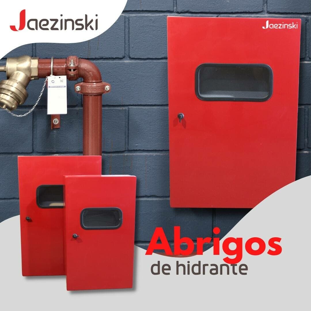 Abrigo de hidrante industrial duplo completo